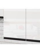 Кухонный гарнитур прямой «Лотос Базис», 2400 мм, цвет белый/чёрный - Фото 6