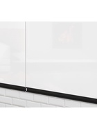 Кухонный гарнитур угловой «Лотос прайм», 1100×2000 мм, цвет белый/чёрный - Фото 5