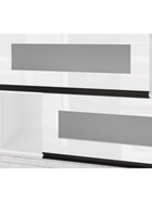 Кухонный гарнитур прямой «Лотос стандарт», 1600 мм, цвет белый/чёрный - Фото 6