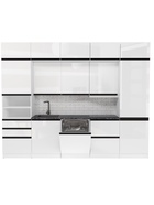 Кухонный гарнитур прямой «Лотос Экстра 5», 3000 мм, цвет белый/чёрный - Фото 5