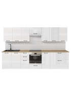 Кухонный гарнитур прямой «Жасмин Экстра 1», 3000 мм, цвет белый/бежевый  (артикул 10986052)  большой выбор товаров оптом и в розницу по низким ценам с доставкой