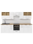 Кухонный гарнитур прямой «Жасмин Экстра 2», 3000 мм, цвет белый/бежевый - Фото 4