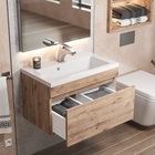 Тумба подвесная Uperwood, под раковину Uperwood Eva 60, с выдвижным ящиком, цвет крафт табачный 10821768