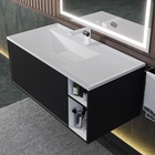 Тумба подвесная Uperwood, под раковину Uperwood Lotus Premium 100, цвет чёрный 10821771