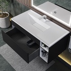 Тумба подвесная Uperwood, под раковину Uperwood Lotus Premium 100, цвет чёрный 10821771