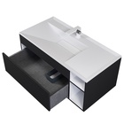 Тумба подвесная Uperwood, под раковину Uperwood Lotus Premium 100, цвет чёрный 10821771