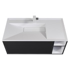 Тумба подвесная Uperwood, под раковину Uperwood Lotus Premium 100, цвет чёрный 10821771