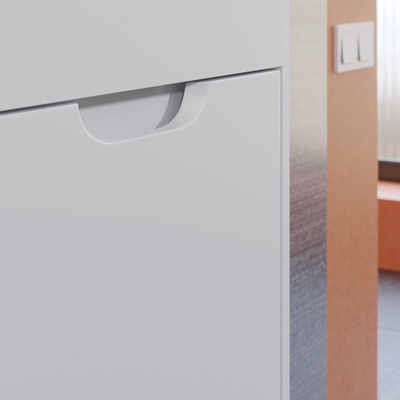 Тумба подвесная Uperwood, с раковиной Uperwood Modul 50, цвет белый матовый