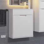 Тумба подвесная Uperwood, с раковиной Uperwood Modul 50, цвет белый матовый - Фото 4