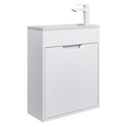 Тумба подвесная Uperwood, с раковиной Uperwood Modul 50, цвет белый матовый - Фото 6