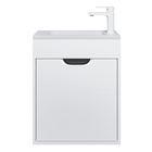 Тумба подвесная Uperwood, с раковиной Uperwood Modul 50, цвет белый/графит - Фото 7