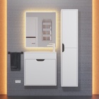 Тумба подвесная Uperwood, с раковиной Uperwood Modul 60, цвет белый/графит  (артикул 10821808)  большой выбор товаров оптом и в розницу по низким ценам с доставкой