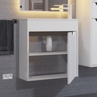 Тумба подвесная Uperwood, с раковиной Uperwood Modul 60, цвет белый/графит  (артикул 10821808)  большой выбор товаров оптом и в розницу по низким ценам с доставкой