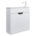 Тумба подвесная Uperwood, с раковиной Uperwood Modul 60, цвет белый/графит  (артикул 10821808)  большой выбор товаров оптом и в розницу по низким ценам с доставкой