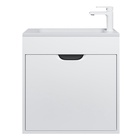 Тумба подвесная Uperwood, с раковиной Uperwood Modul 60, цвет белый/графит  (артикул 10821808)  большой выбор товаров оптом и в розницу по низким ценам с доставкой