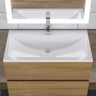 Раковина для ванной Uperwood Self 80, белая глянцевая  (артикул 10821814)  большой выбор товаров оптом и в розницу по низким ценам с доставкой