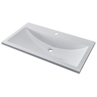 Раковина для ванной Uperwood Self 80, белая глянцевая  (артикул 10821814)  большой выбор товаров оптом и в розницу по низким ценам с доставкой