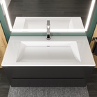 Раковина для ванной Uperwood Infinity 100, белая глянцевая  (артикул 10821819)  большой выбор товаров оптом и в розницу по низким ценам с доставкой