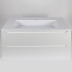 Раковина для ванной Uperwood Infinity 100, белая глянцевая  (артикул 10821819)  большой выбор товаров оптом и в розницу по низким ценам с доставкой