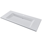 Раковина для ванной Uperwood Infinity 100, белая глянцевая  (артикул 10821819)  большой выбор товаров оптом и в розницу по низким ценам с доставкой