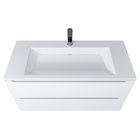 Раковина для ванной Uperwood Infinity 100, белая глянцевая  (артикул 10821819)  большой выбор товаров оптом и в розницу по низким ценам с доставкой