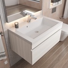 Раковина для ванной Uperwood Eva 75, белая глянцевая  (артикул 10821824)  большой выбор товаров оптом и в розницу по низким ценам с доставкой