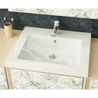 Раковина для ванной Uperwood Eva 60, белая глянцевая  (артикул 10821827)  большой выбор товаров оптом и в розницу по низким ценам с доставкой