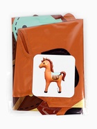 Воздушный шар фольгированный 28" «Коричневая лошадка» 10937033