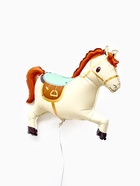 Воздушный шар фольгированный 28" «Белая лошадка» 10937034