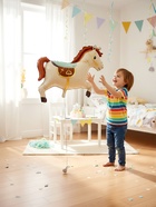 Воздушный шар фольгированный 28" «Белая лошадка» 10937034