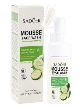 Пенка для умывания с щеточкой с экстрактом огурца, 120 мл  (артикул 10942899)  большой выбор товаров оптом и в розницу по низким ценам с доставкой