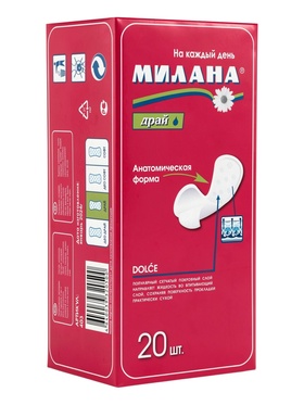 Ежедневные прокладки Милана DOLCE Драй