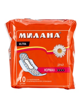Гигиенические ультратонкие прокладки Милана - «УЛЬТРА» Драй Нормал  (артикул 10984501)  большой выбор товаров оптом и в розницу по низким ценам с доставкой