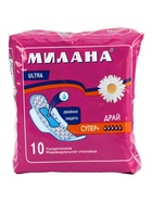 Гигиенические ультратонкие прокладки Милана - «УЛЬТРА» Драй Супер Плюс  (артикул 10984502)  большой выбор товаров оптом и в розницу по низким ценам с доставкой