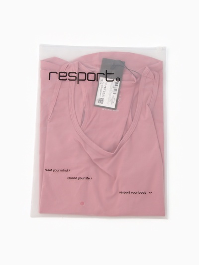Майка спортивная женская Resport, размер 50 (XL), розовая, базовая