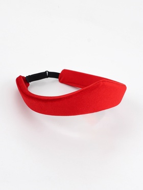 Ободок - кокошник для волос QF «Мария», 18×5.5 см, красный