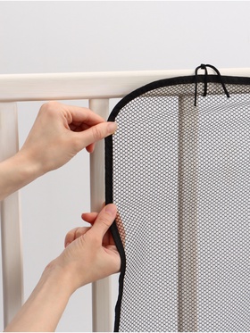 Защитная сетка ограждение для лестницы, 3 метра, цвет черный, Крошка Я