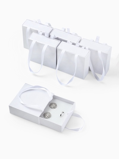 Набор подарочных коробочек под набор 6 шт. «Премиум», 10×10 см, (полезная часть 9×9 см), белый