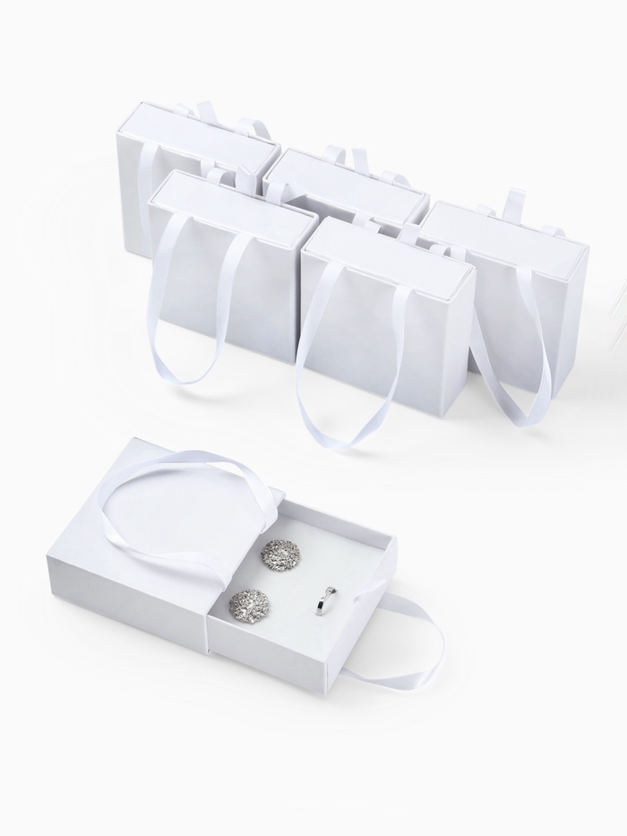 Набор подарочных коробочек под набор 6 шт. «Премиум», 10×10 см, белый - Фото 1