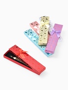 Набор коробочек под браслет, цепочку, часы, 6 шт. «Сердца», 21×4 см, МИКС - фото 68182872