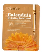 Маска тканевая увлажняющая для лица «Календула», 25 г (комплект 5 шт) - фото 68976507