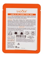 Маска тканевая антиоксидантная для лица с экстрактом лимона, 25 г - Фото 3