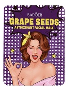 Маска тканевая антиоксидантная для лица с маслом косточек винограда, 25 г - Фото 2