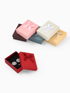 Набор подарочных коробочек под набор 6 шт. «Клетка» мелкая, 7×9 см, МИКС