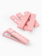 Набор короборчек подарочных 6 шт. под браслет, цепочку, часы, 21×4×2 см, розовый - фото 68182911