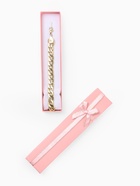 Набор короборчек подарочных 6 шт. под браслет, цепочку, часы, 21×4×2 см, розовый - фото 68182919