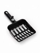 Туалет, 36×28×14 см, с боковым входом, бортами и совком, коричневый - Фото 7