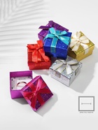Набор подарочных коробочек 6 шт. под кольцо «Звёзды» перелив, 5×5 см, МИКС - фото 68182930