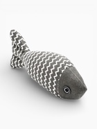 Игрушка для кошек "Рыба моей мечты" с кошачьей мятой, 21 см, серая - фото 68182932