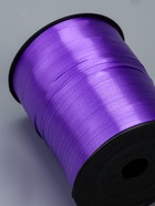 Лента для декора, подарков и шаров, фиолетовый, 0.5 см × 500 ярдов - Фото 3